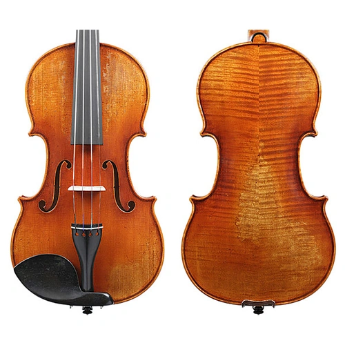 Peter Guan Violin No.8.0-1730 Gibson, Award-Winning Luthier Crafted, Excellent Tonewoods, Includes Pegs and Chinrest