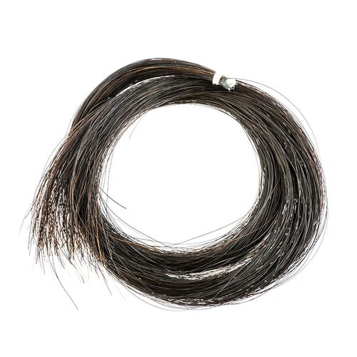 Black Double Bass Bow Hair Hank 72.0-72.9 cm - 10g