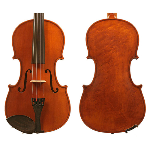 Gliga II Violin Outfit - 1 Piece Birdseye Maple Back, Spruce Top, Opal Gold Strings, TG Hill Case, Articul II Bow, Made in Romania
