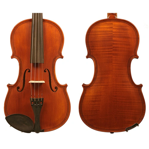 Gliga I Violin Outfit with Double Purfling - 4/4, Solid Spruce Top, Flamed Maple Back, Wittner Tailpiece, Opal Gold Strings, HQ Case, Articul Bow
