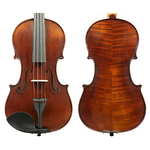 Raggetti RV7NA 4/4 Violin Distressed Dark Brown, Mountain Spruce Top, Himalayan Maple Back, Ebony Components, Stradivari Pattern