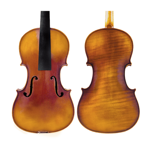 Raggetti RV7AE Distressed Red Brown Violin 4/4 - Mountain Spruce Top, Himalayan Maple Back, Ebony Fingerboard, Medium Aging