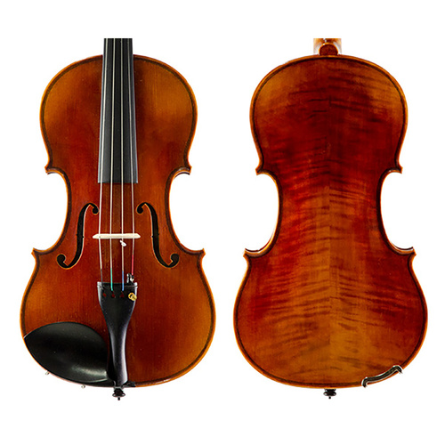 Raggetti RV-9 Violin 4/4 - Mountain Spruce Top, Himalayan Maple Back, Ebony Components, Stradivari Pattern, Oil Hand Varnished