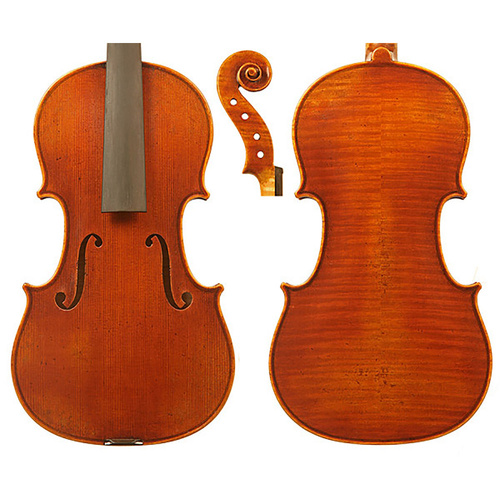 Makers II Violin Model A 4/4 - Handcrafted with Well-Flamed Maple and Spruce Top, Designed for Luthiers