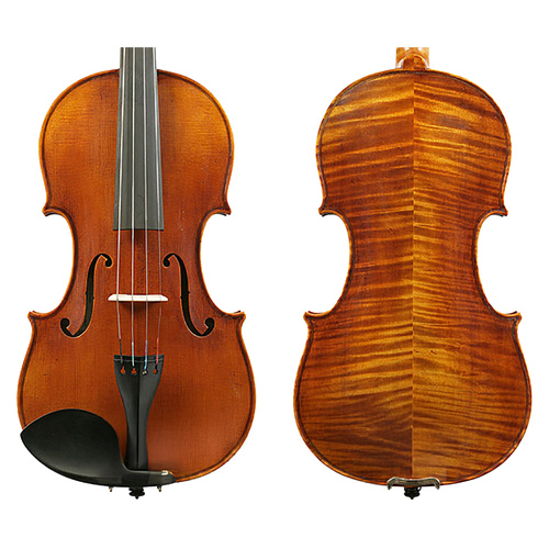 Raggetti Master Violin 1730 Kreisler No.6.0 - Solid Spruce Top, Solid Maple Back, Ebony Pegs, Fingerboard, Tailpiece, and Chinrest