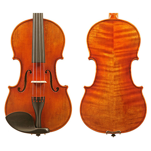 Raggetti Master Violin Soil Chantelle 6.0, Solid Spruce Top, Solid Maple Back, Ebony Components, Highly Flamed, Oil Varnish, Instrument Only