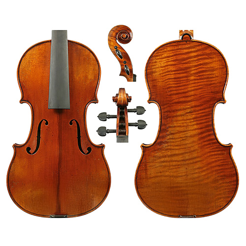 Raggetti Master Violin 1707 La Cathedrale 6.2 Solid Spruce & Maple, Ebony Parts, Highly Flamed, Oil Varnish