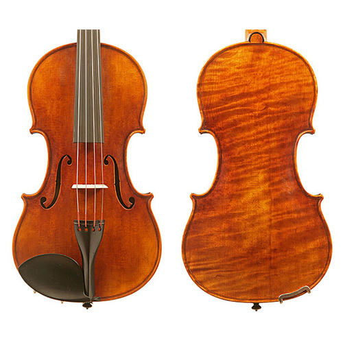 Raggetti Master Violin 1742 Lord Wilton 6.2, Solid Spruce Top, Solid Maple Back, Ebony Pegs & Fingerboard, Highly Flamed, Oil Varnish