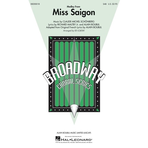 Miss Saigon Medley SAB (Octavo)