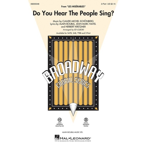 Do You Hear The People Sing 2 Pt (Octavo)