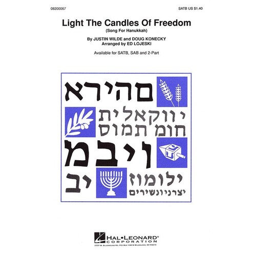 Light The Candles Or Freedom SATB