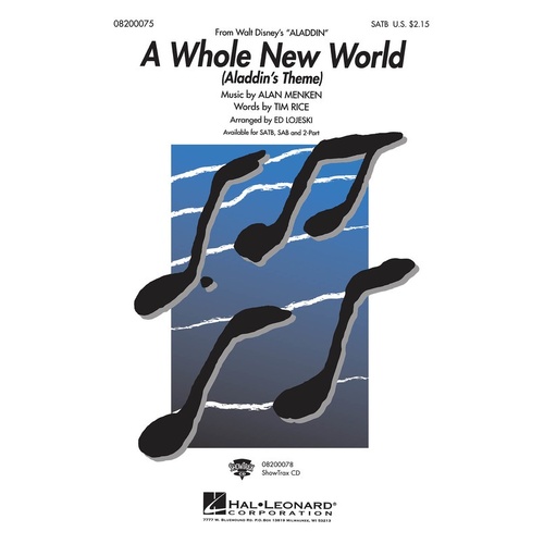 Whole New World SATB (Octavo)