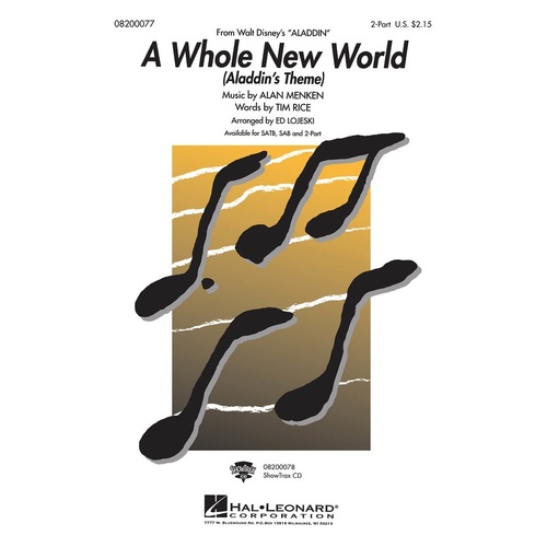 Whole New World 2Pt (Octavo)
