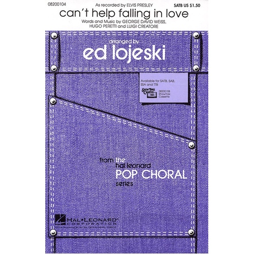 Cant Help Falling In Love SATB (Octavo)