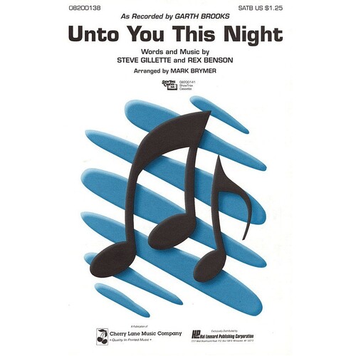 Unto You This Night SATB (O/P)