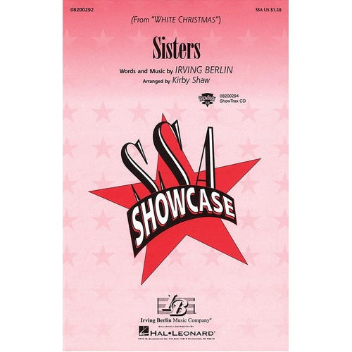 Sisters From White Christmas SSA Arr Shaw (Octavo)