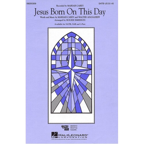 Jesus Born On This Day SATB