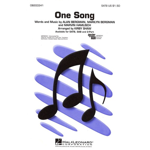 One Song Swtx Cass (CD Only)