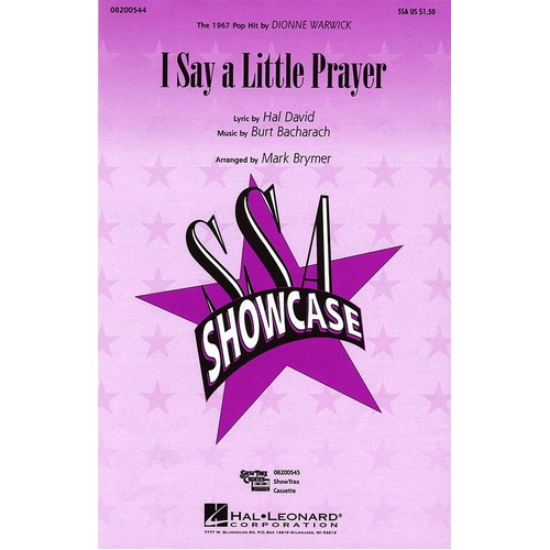 I Say A Little Prayer ShowTrax CD (CD Only)