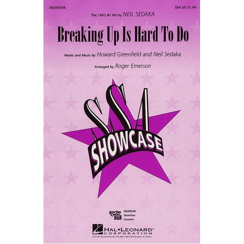 Breaking Up Is Hard To Do SSA (Octavo)