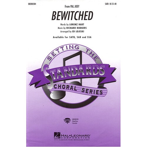 Bewitched (Rodgers/Hart) SATB (C/R)