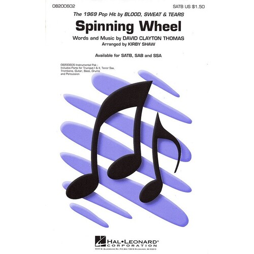 Spinning Wheel SATB
