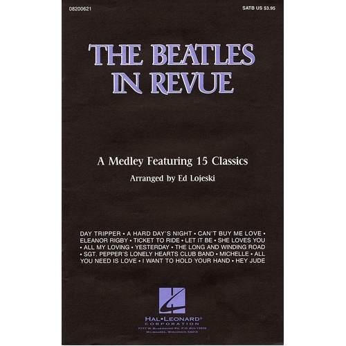 Beatles In Revue SATB Arr Lojeski (Octavo)