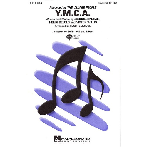 YMCA ShowTrax CD (CD Only)