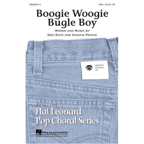 Boogie Woogie Bugle Boy ShowTrax CD (CD Only)