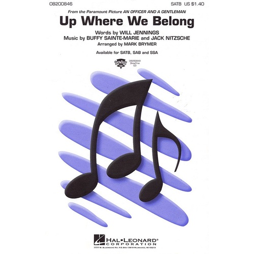 Up Where We Belong SATB (Pod) (Octavo)