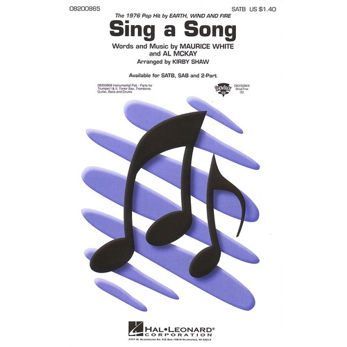 Sing A Song ShowTrax CD (CD Only)