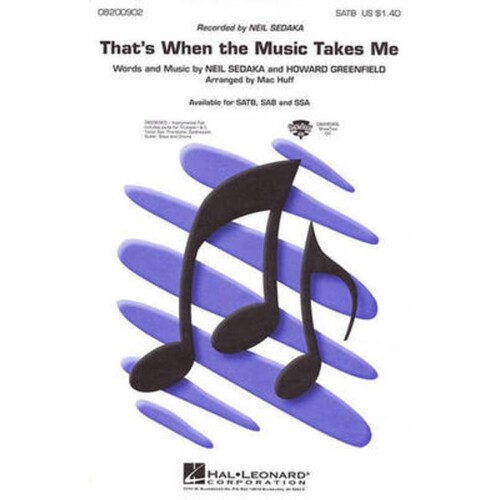 Thats When The Music Takes Me Ipak (C/R)