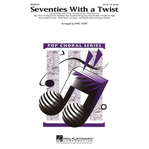 Seventies With A Twist Medley SATB (Octavo)
