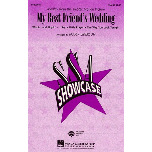 My Best Friends Wedding (Medley) SSA (Octavo)