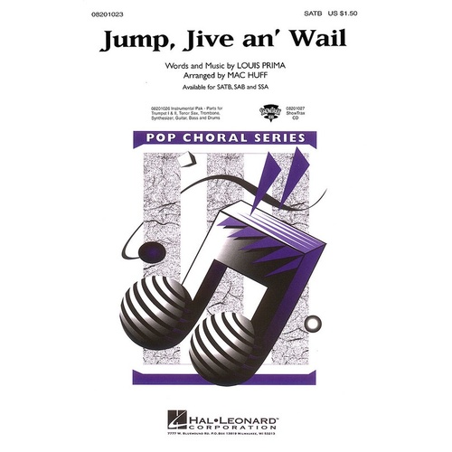 Jump Jive An Wail ShowTrax CD Arr Huff (CD Only)