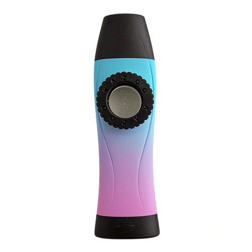 Kazoo Ripple PhonoKazoo ABS - Blue/Pink with Lanyard, Amplifier Bell, 5 Replacement Membranes