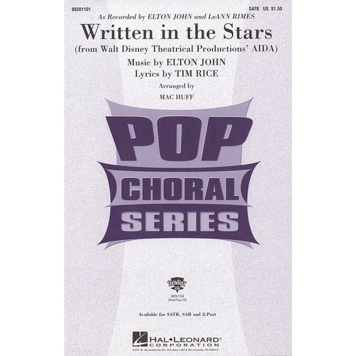 Written In The Stars Disney Aida ShowTrax CD (CD Only)