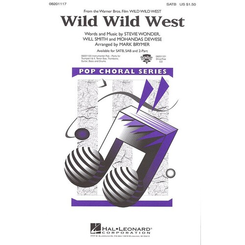 Wild Wild West Movie Theme SATB