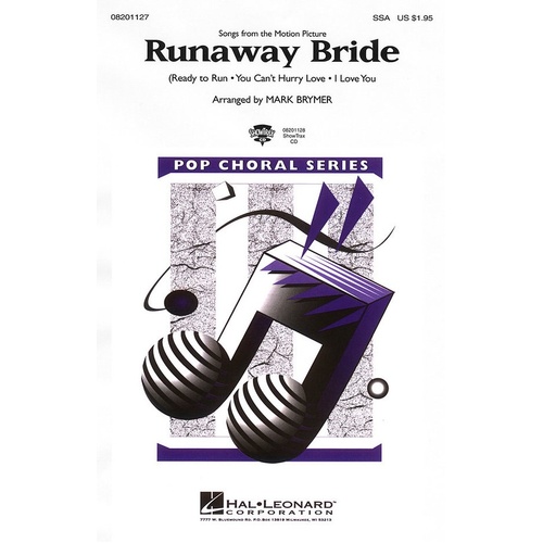 Runaway Bride Songs From SSA (Octavo)