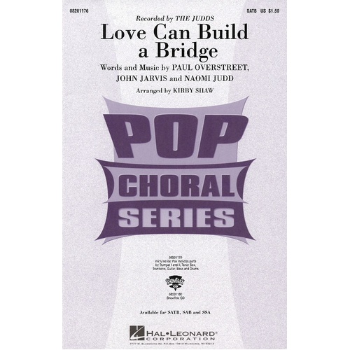 Love Can Build A Bridge SATB Arr Shaw (Octavo)