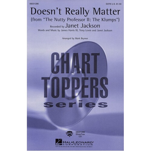 Doesnt Really Matter SATB (Nutty Professor)