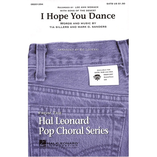 I Hope You Dance SATB (Octavo)
