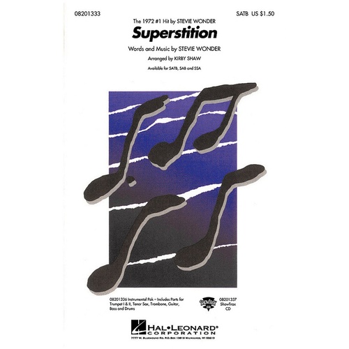 Superstition (Stevie Wonder) CD (CD Only)