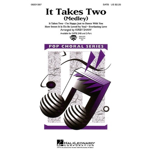It Takes Two Medley SATB