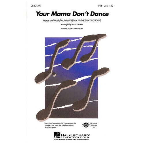 Your Mama Dont Dance SATB (Octavo)