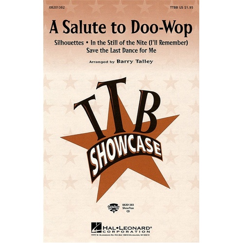 A Salute To Doo Wop TTBB (Octavo)
