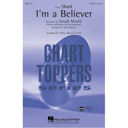 Im A Believer (From Shrek) ShowTrax CD (CD Only)