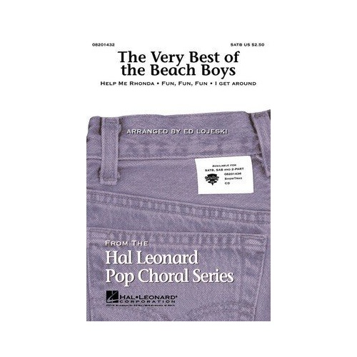 Very Best of the Beach Boys Medley SATB by Ed Lojeski - Hal Leonard Choral Arrangement, 24 Pages, Performance Time: 4:00