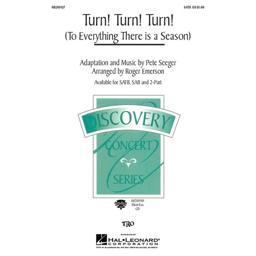 Turn! Turn! Turn! (To Everything) (CD Only)