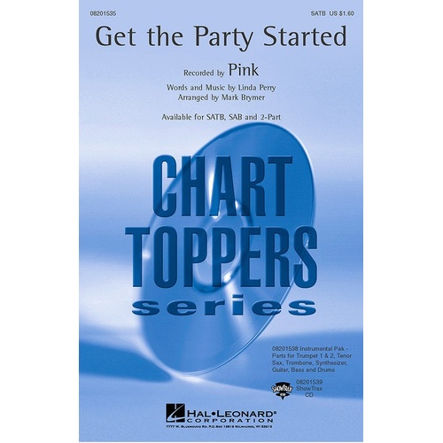 Get The Party Started SATB (Octavo)